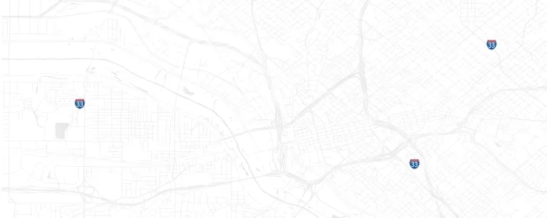 Map of Bubba's locations