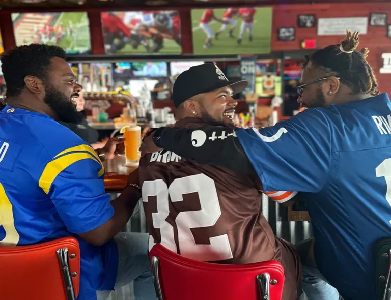 Three guys at the bar